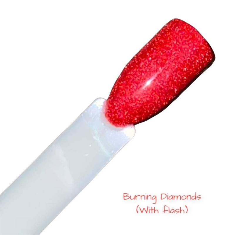 Brennende Diamanten. Rot Reflektierender Nagel Dip. Dippulver. Dip Nägel. Reflektierender Glitzer. Dip Pulver von Etsy - PrimandProperArtisan