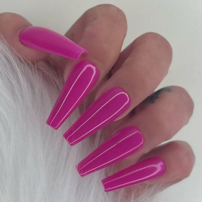 Press On Nails Magenta Lila von Etsy - PrincessNails01