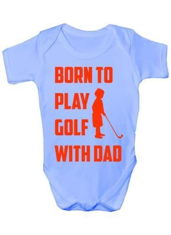 Born To Play Golf Mit Papa Sport Funny Baby Onesie Weste Geschenk Kleidung Born To Play Golf Mit Papa Sport Funny Baby Onesie Weste Geschenk Kleidung von Etsy - Print4ustore