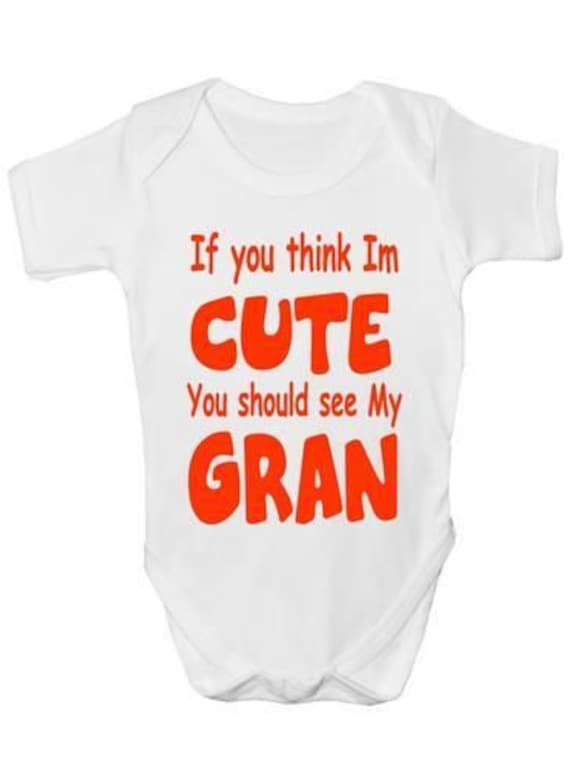 Gran Baby Body Lustiges Geschenk Gran Baby Body Lustiges Geschenk von Etsy - Print4ustore