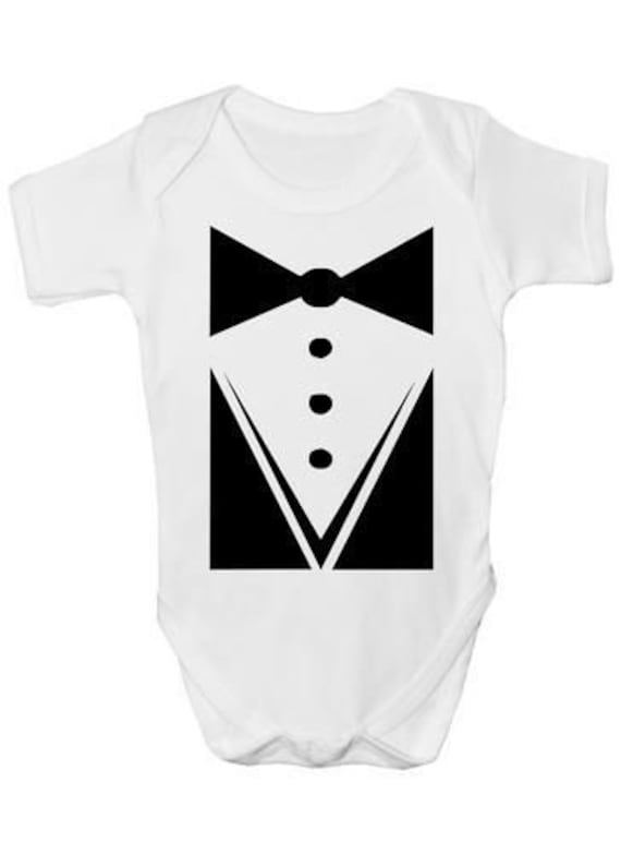 Tuxedo Baby Body Weste Kleidung Lustiges Geschenk Tuxedo Baby Body Weste Kleidung Lustiges Geschenk von Etsy - Print4ustore