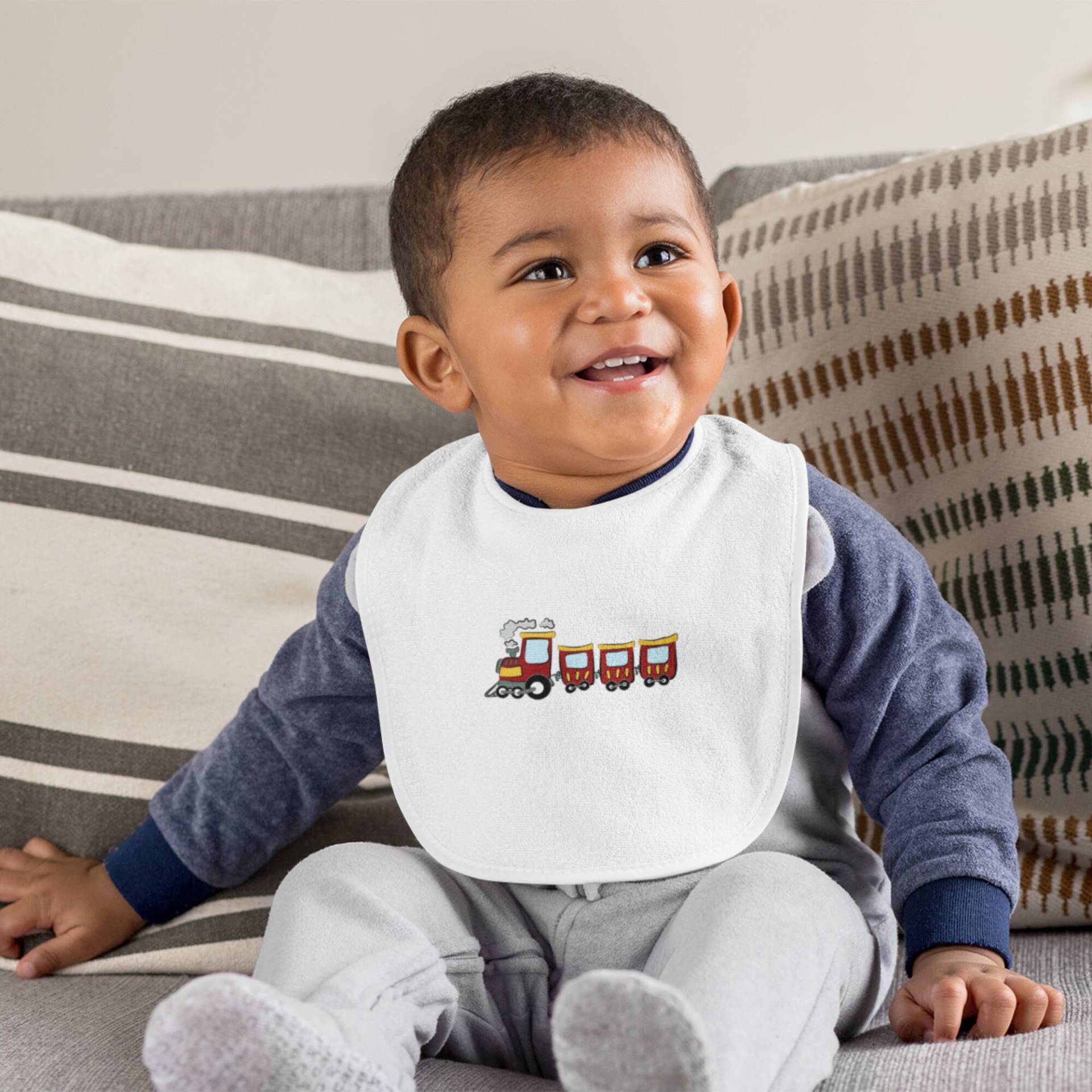 Produkt 4 Kinder Nach Maß Baby Bib Spielzeug Zug Fahrzeug Für Jungen von Etsy - Product4Kids