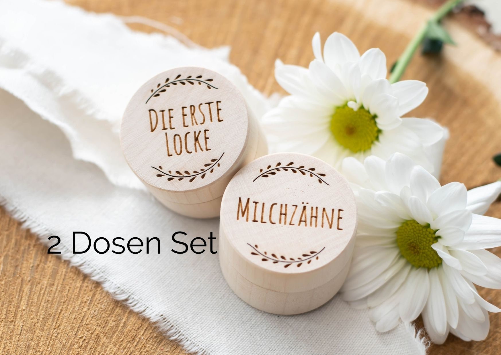 Set 2x Dosen Milchzahne Und Erste Locke , Zahdose, Zahndose Holz, Milchzahndose, Zähnchen von Etsy - ProjectBowShop