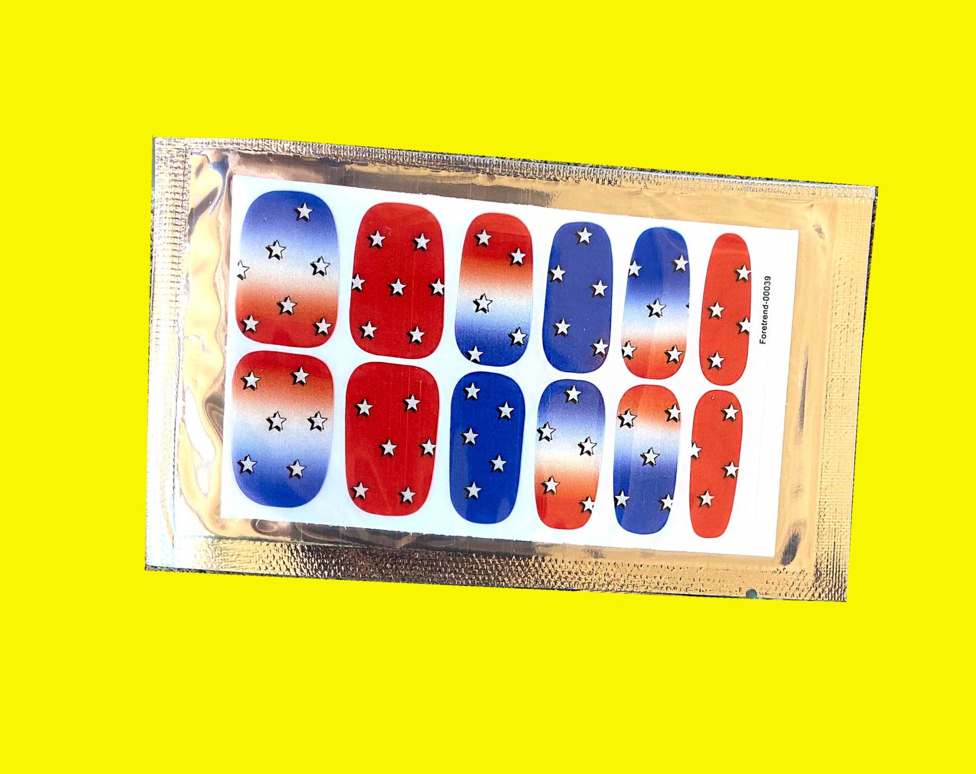 Rot Weiß Und Blau Farbverlauf - Nail Wraps von Etsy - PsychMonkeyTheory