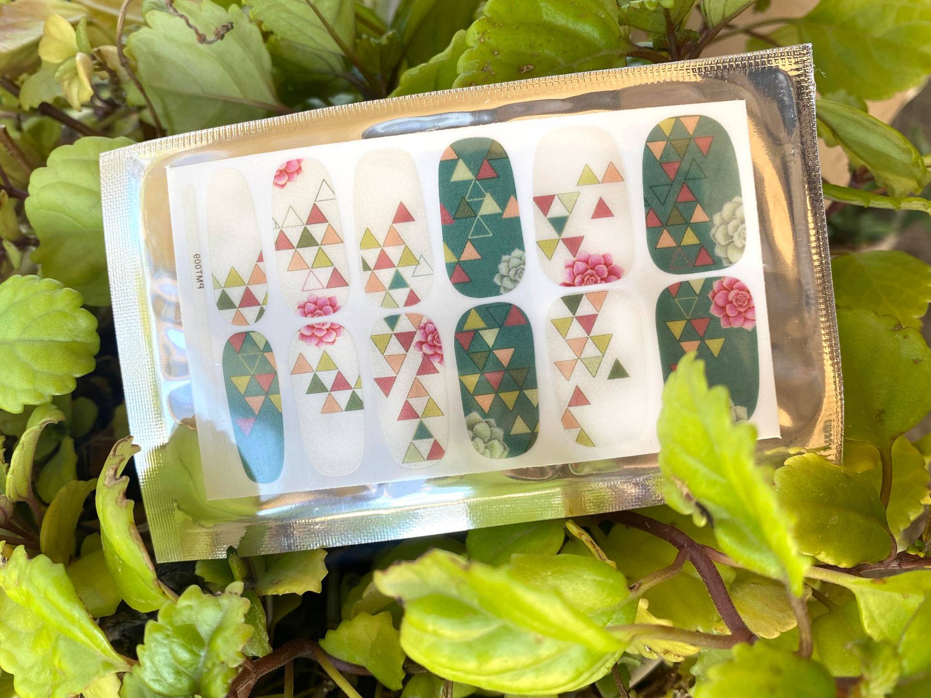 Sukkulente Party - Nail Wraps von Etsy - PsychMonkeyTheory