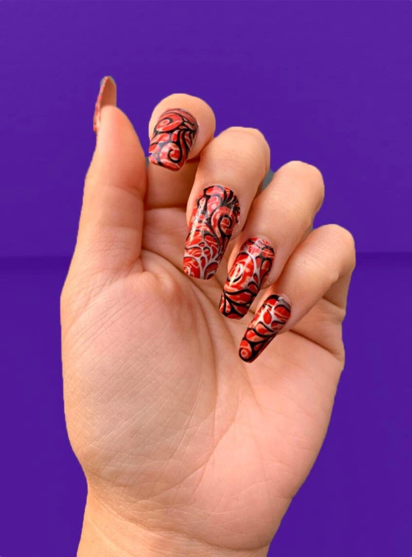 Talk To Me - Nail Wraps von Etsy - PsychMonkeyTheory