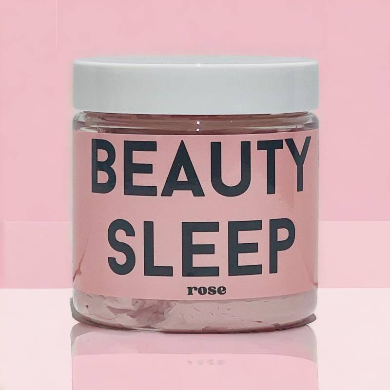 Beauty Sleep Rose Gesichtsmaske - Peeling Feuchtigkeitsspendende, Fettige/Normale Haut, Rosa Maske von Etsy - Puredropwellness