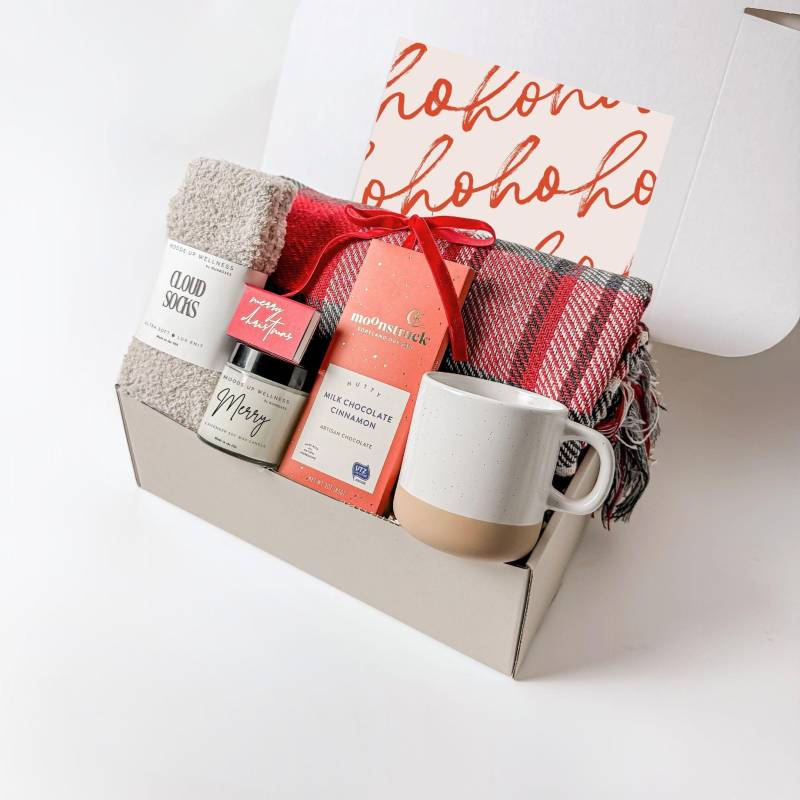 Weihnachtsgeschenkbox | Hygge-Geschenkbox, Geschenkbox Für Frauen, Winter-Geschenkbox, Self-Care-Geschenkbox, Weihnachts-Care-Paket von Etsy - QUABOXES