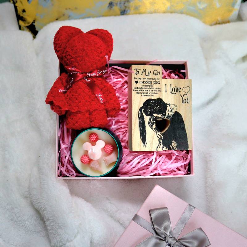 Gift Set For Women | Candle Set Stander Valentines Day Her Valentine's von Etsy - RaShopkerzen