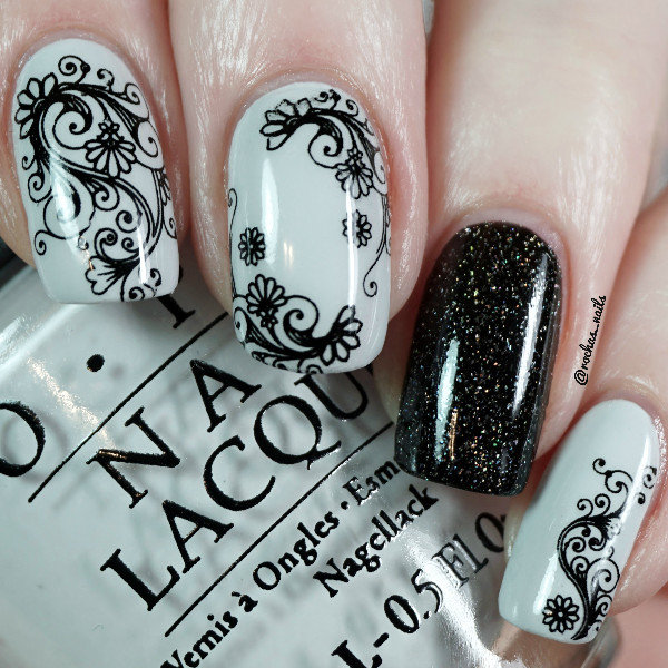 Nail Art Wasser Aufkleber Transfers Schwarze Spitze Blumen Wirbel Dekoration | Ble891 Nail Art Wasser Aufkleber Transfers Schwarze Spitze Blumen Wirbel Dekoration | Ble891 von Etsy - RachelsNailsByRachel