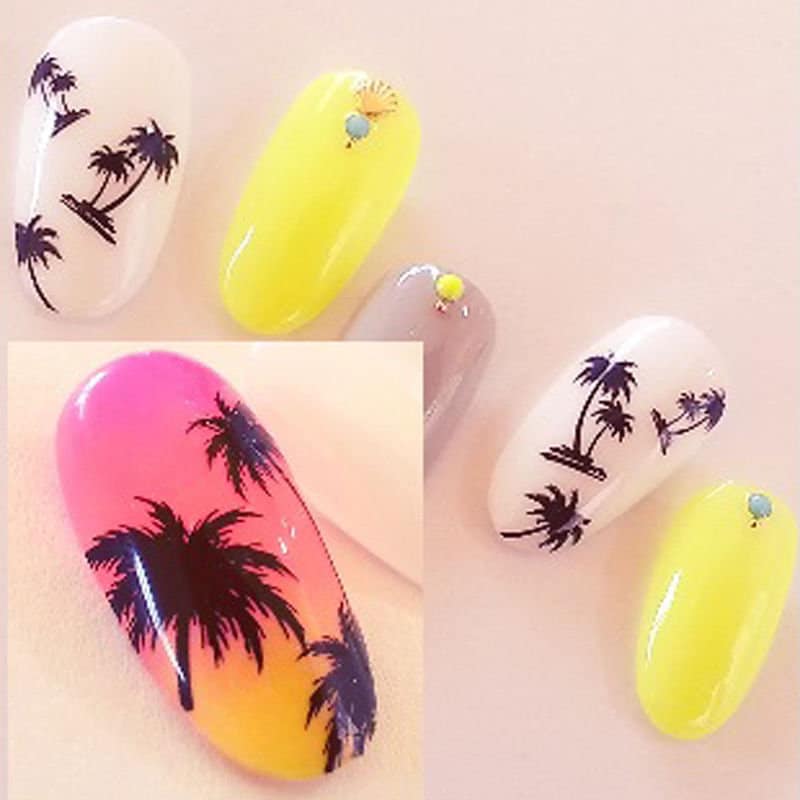 Nail Art Wasser Decals Sticker Sommer Palmen Flamingo Strand Urlaub Blumen | Y172 Nail Art Wasser Decals Sticker Sommer Palmen Flamingo Strand Urlaub Blumen | Y172 von Etsy - RachelsNailsByRachel