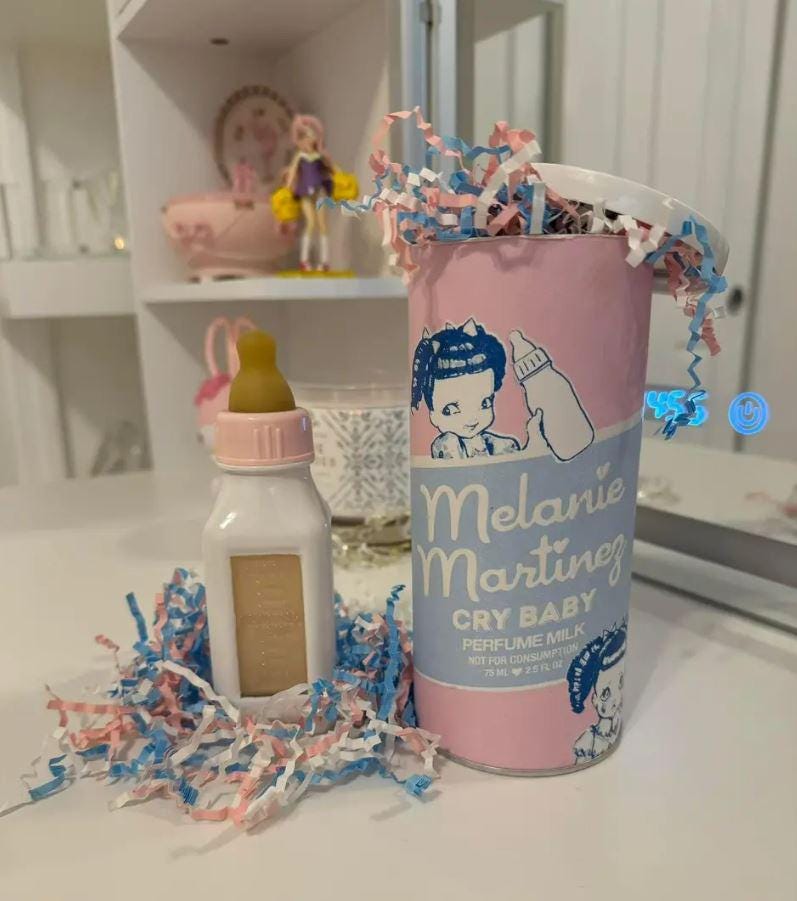 Rare Melanie Martinez Crybaby Milk Perfume Full Bottle Ships Asap von Etsy - Rachicari