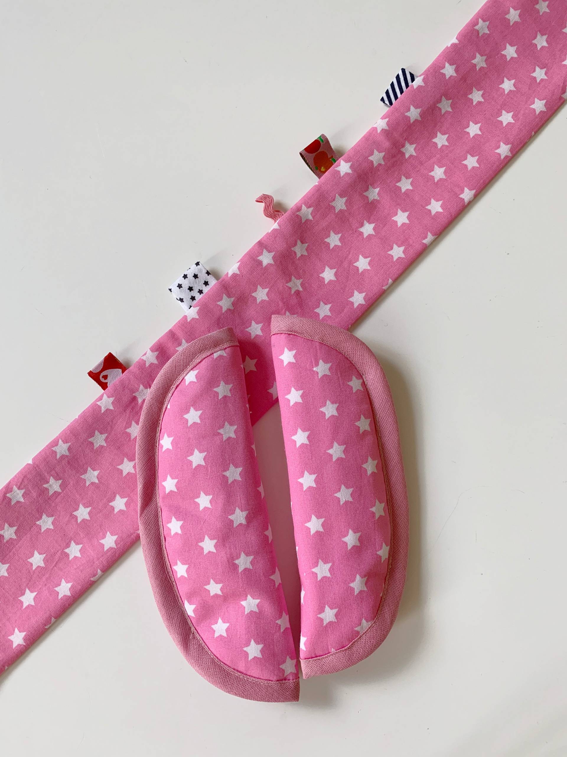 Kinderwagen Gurtschoner Gurtpolster + Bügelschoner Rosa Sterne Kinderwagen Gurtschoner Gurtpolster + Bügelschoner Rosa Sterne von Etsy - Rafetti
