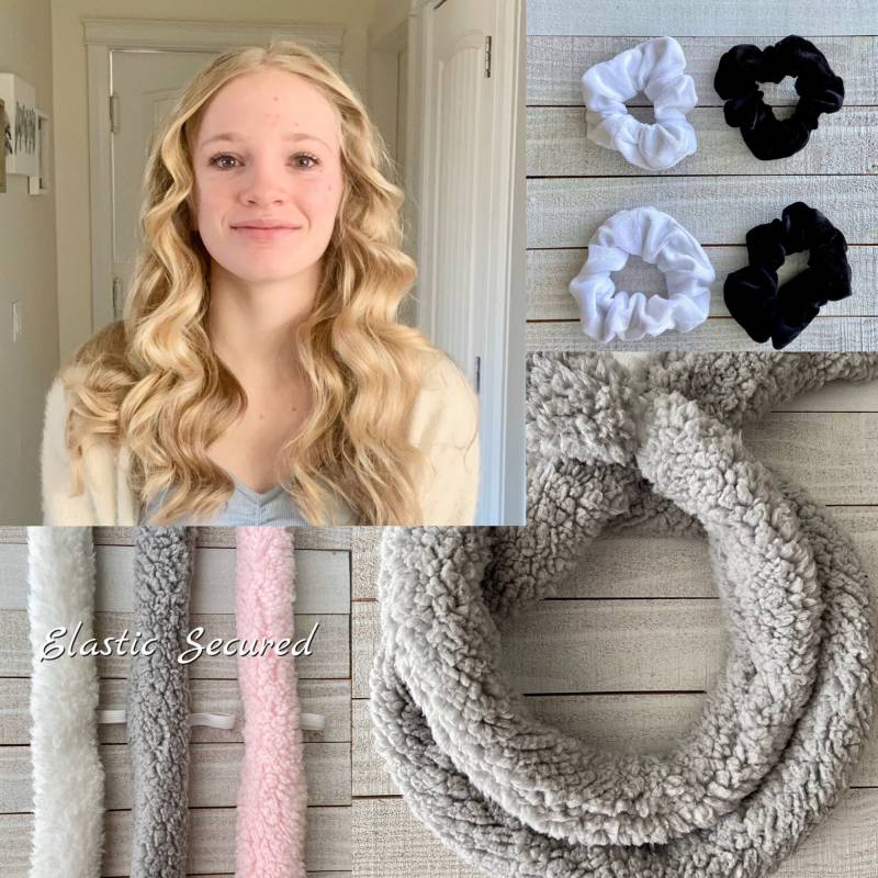 Heatless Curling Ribbon/Heatless Locken, Curler Beach Wave Locken Und Langes Haar, Kurzes Robe Stirnband Weihnachtsgeschenk Teenager Frauen von Etsy - RagPads