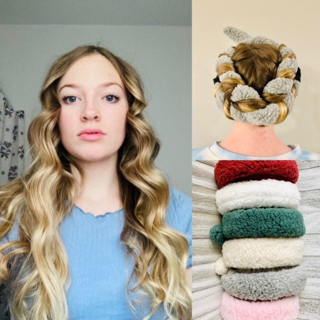 Heatless Curling Ribbon/Robe Curl Band Heatless Curler Für Beach Wave Locks Und Langes Haar Curls Stirnband Kind Teenager Mädchen Frauen von Etsy - RagPads