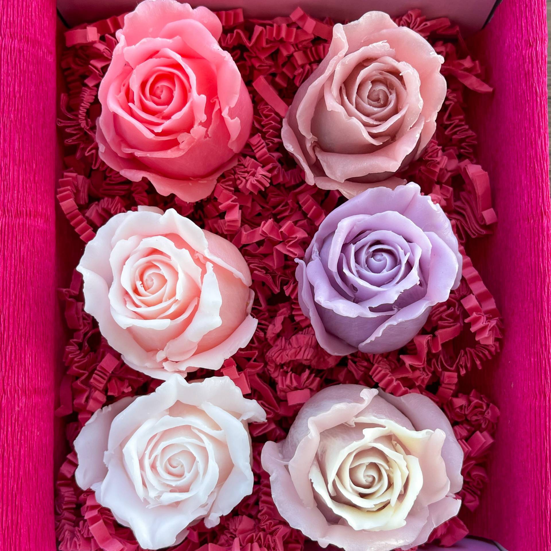 6 X Kleine Rose Seife Geschenk Box | Geschenke Für Sie von Etsy - Raqsoaps