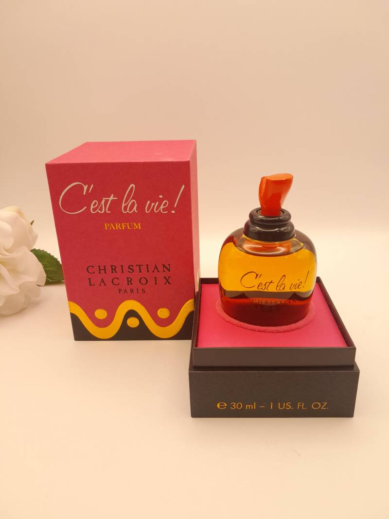 Christian Lacroix C'est La Vie | 1990 - 30 Ml Parfümextrakt Splash Vintage-Flasche Aus Den 1990Er Jahren Damenparfüm von Etsy - ReginasPerfume