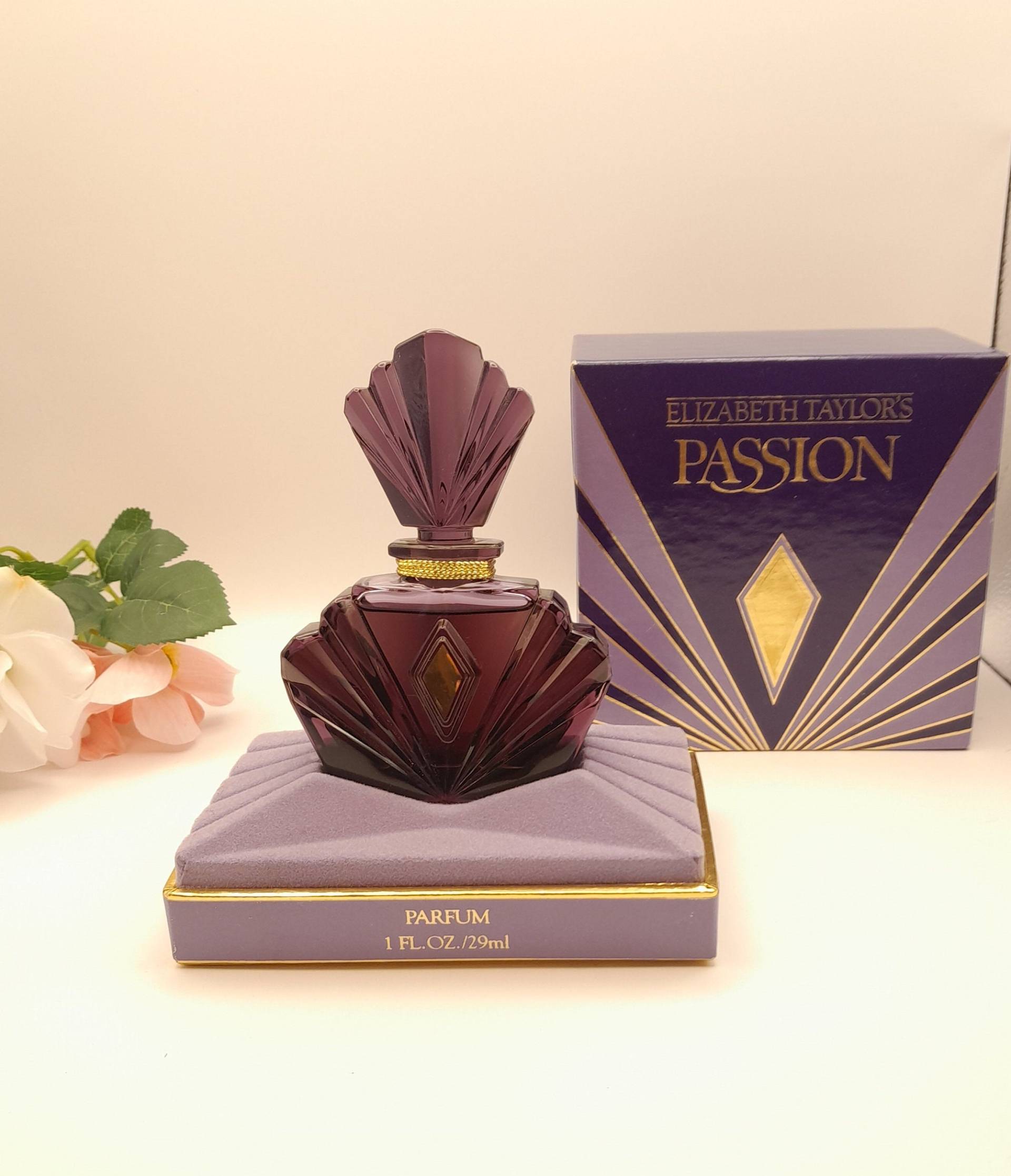 Elisabeth Taylor Passion | 1987 - 29 Ml Parfümextrakt Splash Vintage-Flasche Aus Den 1980Er Jahren Damenparfüm von Etsy - ReginasPerfume