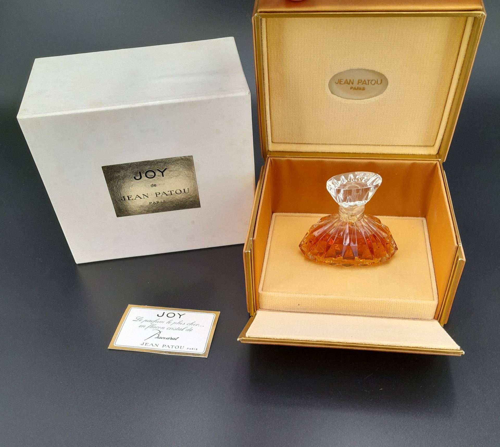 Jean Patou Joy | 1982 - 30 Ml Extrait De Parfum Spritzer Baccarat-Kristall in Limitierter Auflage Vintage Aus Den 1980Er Jahren Kostenlose Miniatur von Etsy - ReginasPerfume