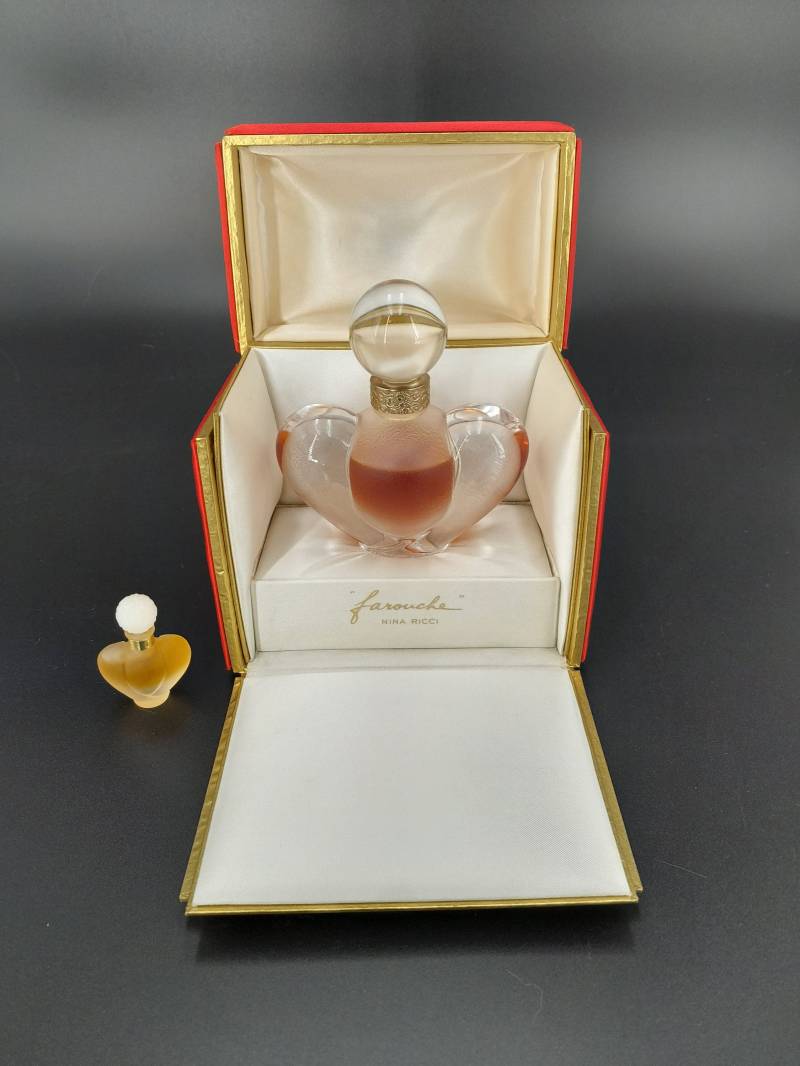 Nina Ricci Farouche | 1973 - 30 Ml Parfümextrakt Lalique-Kristall Vintage-Sammelflasche Spritzer von Etsy - ReginasPerfume