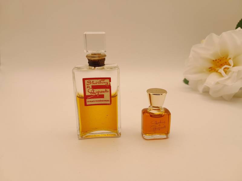 Schiaparelli Shocking | 1940Er Jahre - Parfümextrakt Baccarat Spritzer Alte Versiegelte Flasche 1. Version Kostenlose Miniatur von Etsy - ReginasPerfume