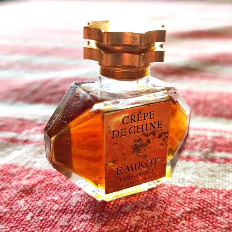 Crepe De Chine F. Millot Parfum Extrait 1/5 Fl.oz Splash Miniature From 1930S 1940S von Etsy - Residenzler