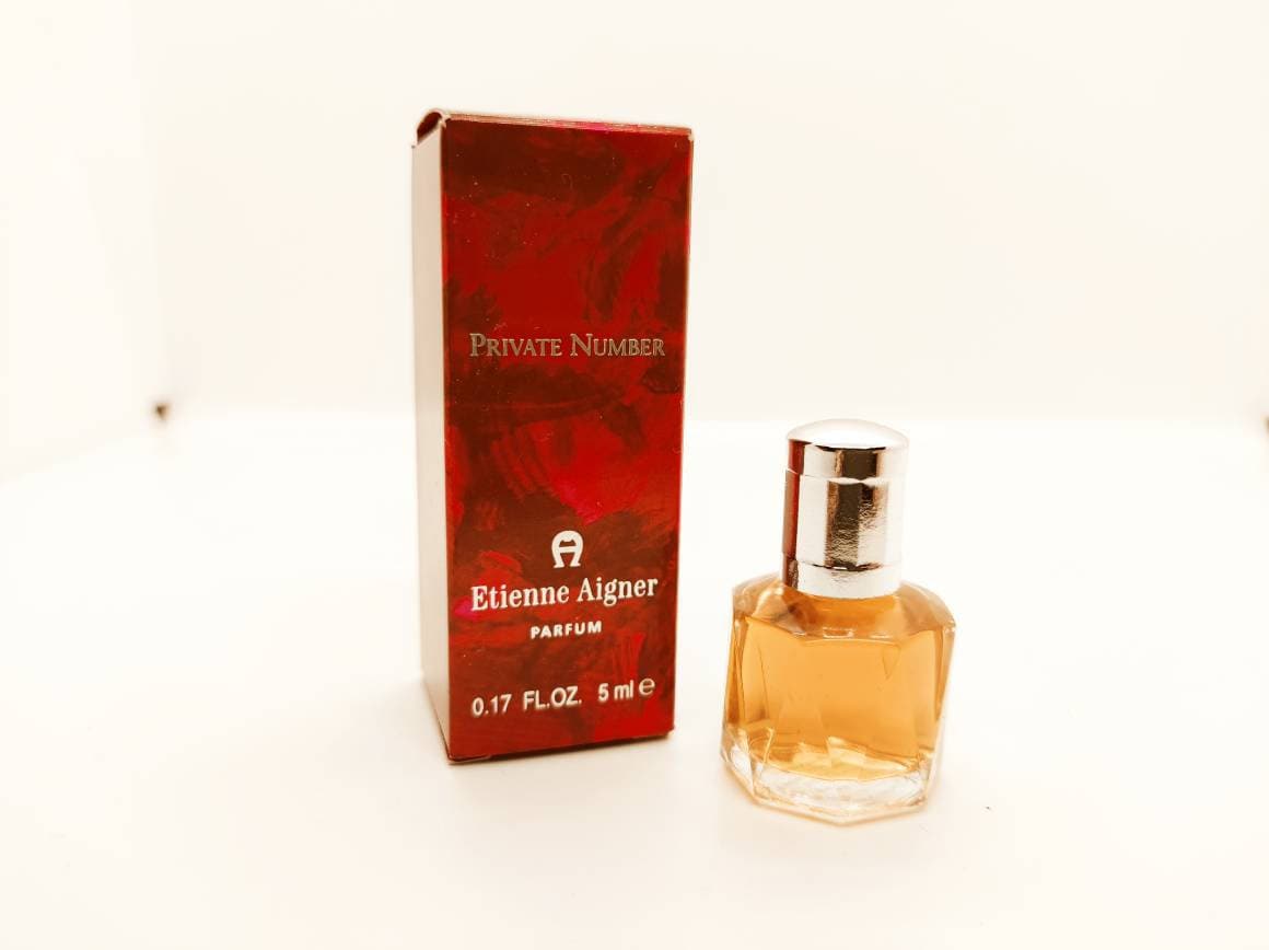 Etienne Aigner Private Number For Her Pure Parfum 5Ml Splash Boxed 1990S Vintage Parfume von Etsy - Residenzler