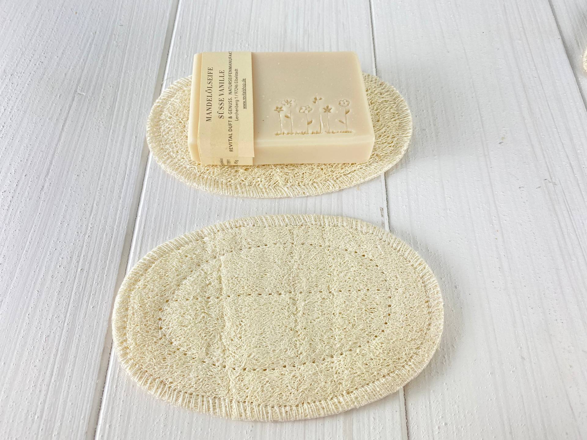 Luffa Seifenablage Oval 13 X 8, 5 cm von Etsy - Revitalshop