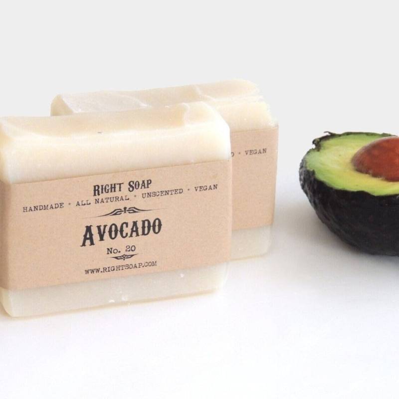 Avocado Seife | Naturseife Für Trockene Haut Vegane, Nicht Parfümierte Kaltprozessseife von Etsy - RightSoap