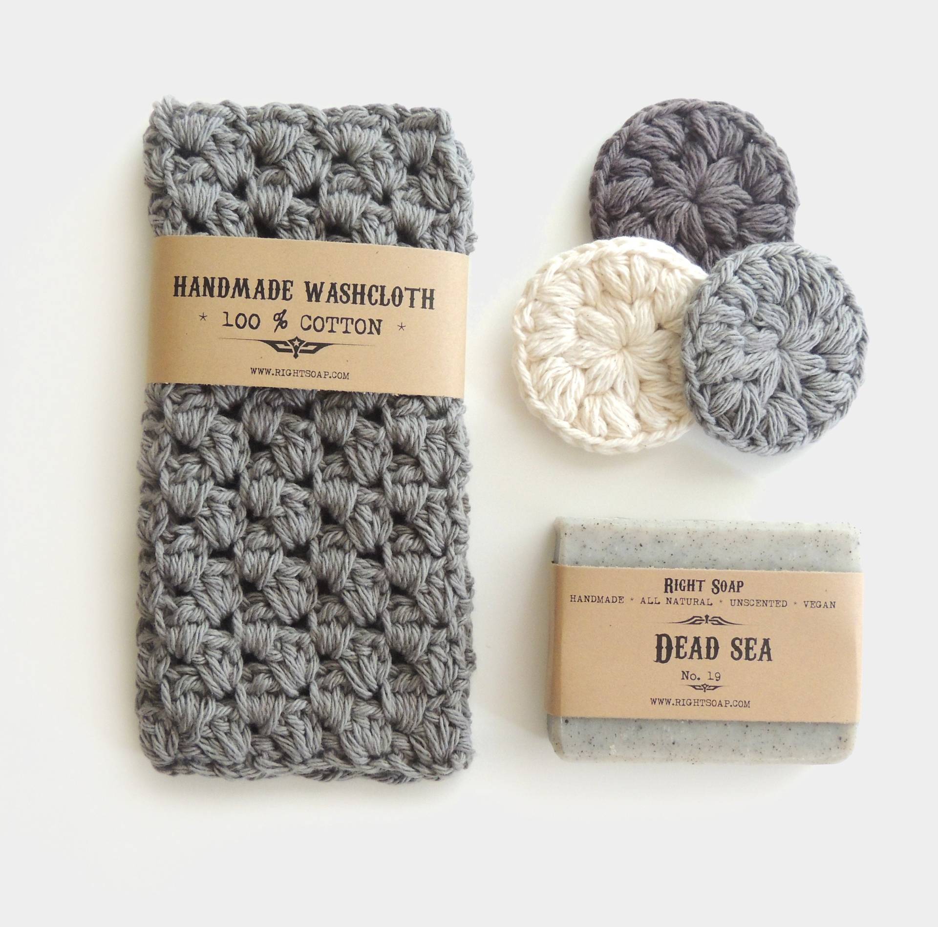 Männer Spa Geschenkset Weihnachtsgeschenke Für Ihn | Naturseife Waschlappen Gesicht Scrubbies von Etsy - RightSoap