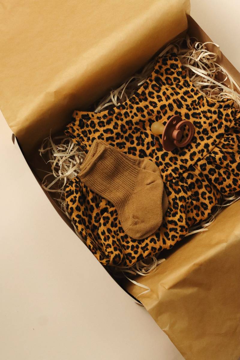 Geschenkkorb Für Mädchen - Geschenkbox Für Gepard Bodysuit Geschenk Zur Geburt von Etsy - RipkaStore