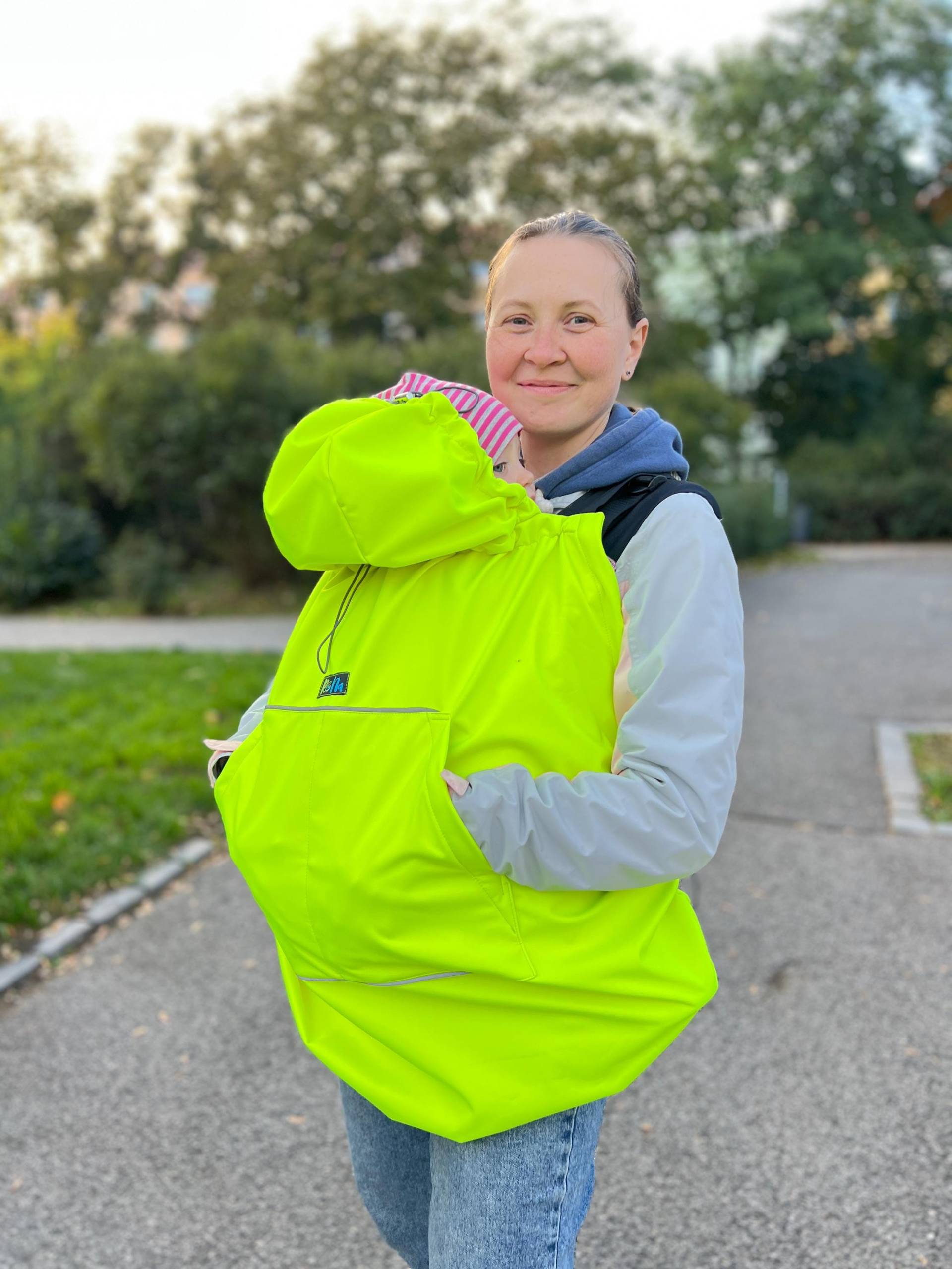 2In1 Wasserdichter Winddichter Softshell Babytrage Cover Kinderwagen - & Autositzschutz Neon Gelb 2In1 Wasserdichter Winddichter Softshell Babytrage Cover Kinderwagen - & Autositzschutz Neon Gelb von Etsy - RoNababyShopEU