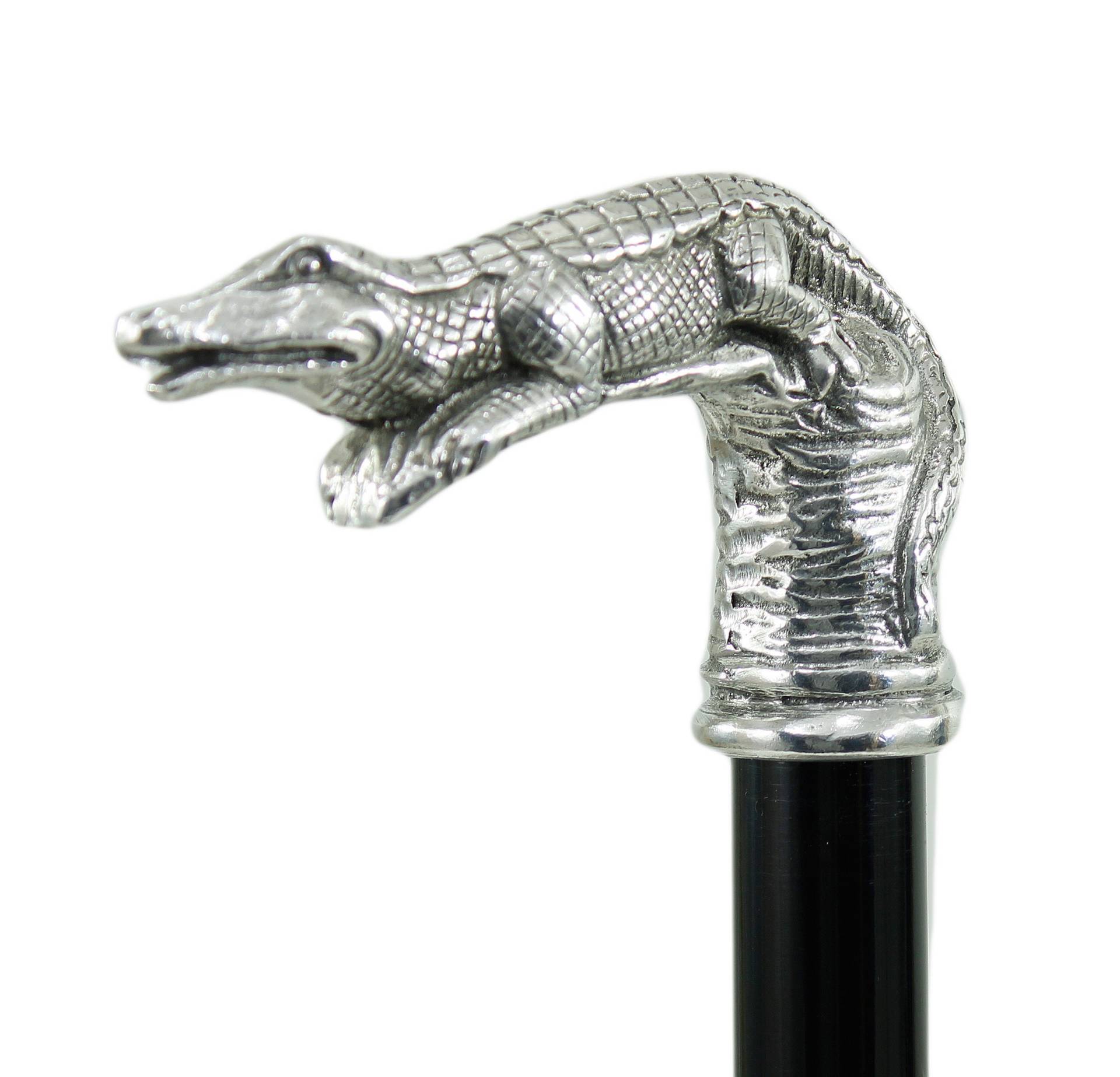 Eleganter Und Robuster Spazierstock, Krokodilknopf, Anpassbar in Farbe, Länge, Spitze, Handgefertigt Italien Eleganter Und Robuster Spazierstock, Krokodilknopf, Anpassbar in Farbe, Länge, Spitze, Handgefertigt Italien von Etsy - RobertoCavagnini