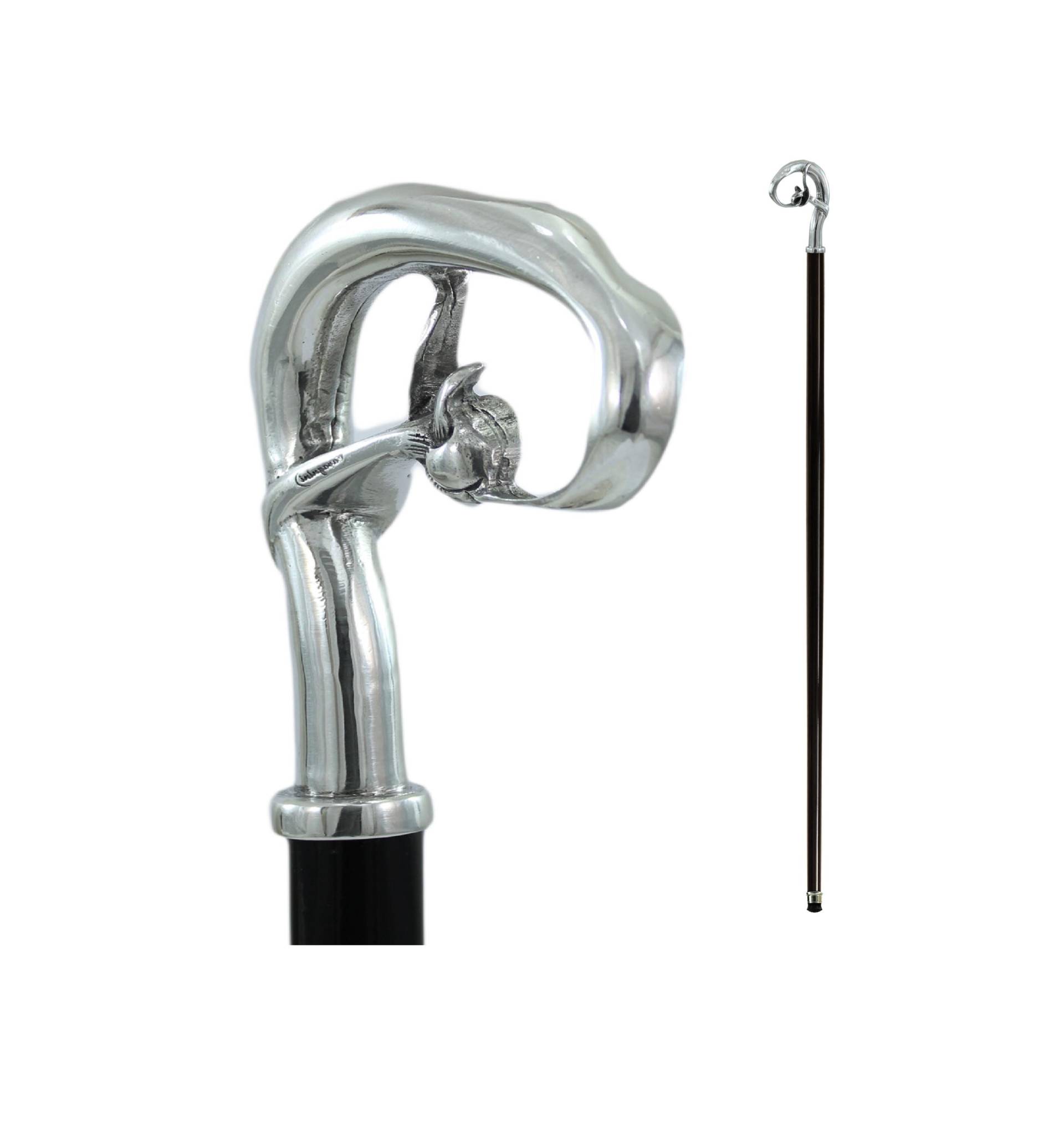 Solider Und Eleganter Spazierstock, Knotengriff, Handgefertigt in Italien, Anpassbar Mit Gravur Solider Und Eleganter Spazierstock, Knotengriff, Handgefertigt in Italien, Anpassbar Mit Gravur von Etsy - RobertoCavagnini