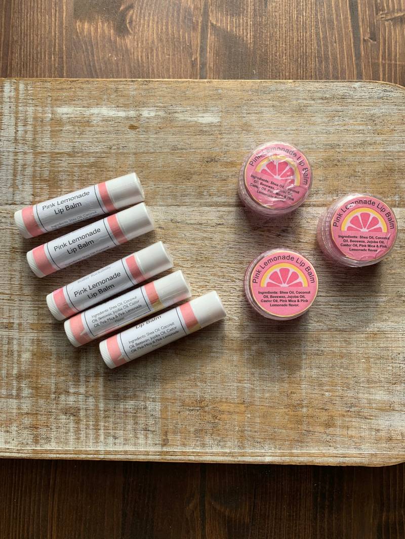 Pink Lemonade Lippenbalsam Limonade Sommer Lippenpflege Colorado Made Chapstick Lippentönung von Etsy - RollinRockabilly