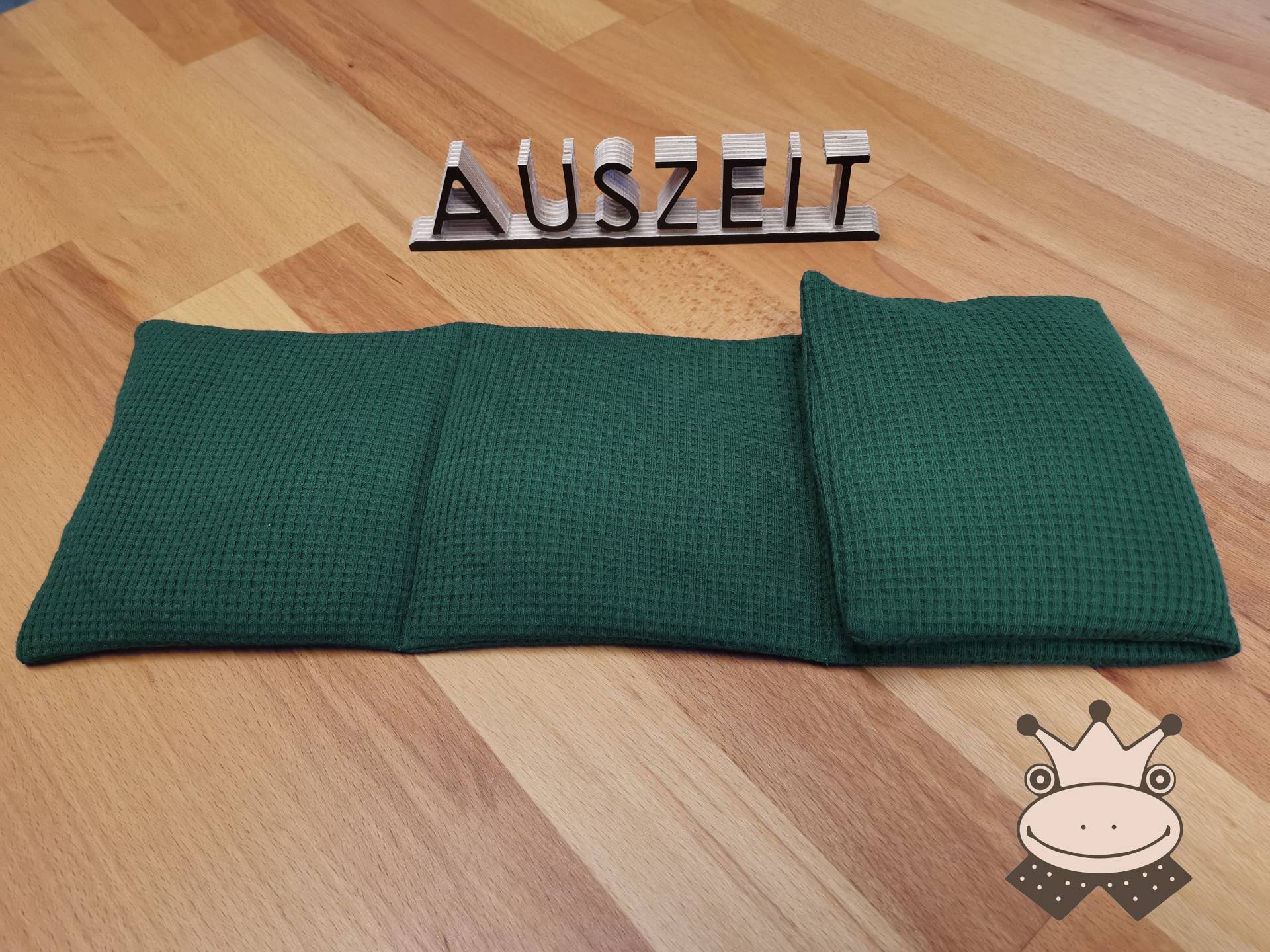 Waffel Piqué Wellness-Kissen L Dunkelgrün, Petrol Stich Mit Rapssamen 4 Kammern von Etsy - RomyCharlott