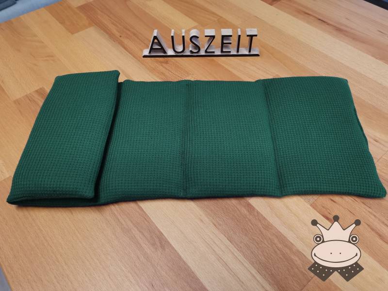 Waffel Piqué Wellness-Kissen Xl Dunkelgrün, Petrol Stich Mit Rapssamen 5 Kammern von Etsy - RomyCharlott