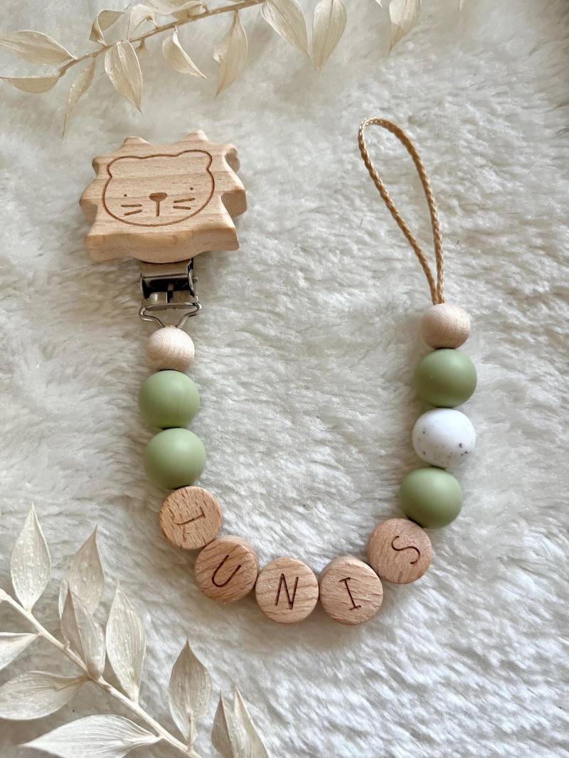 Schnullerkette Mit Name| Schnullerkette| Grün|Schnullerkette Junge| Silikon von Etsy - RosaRotDE