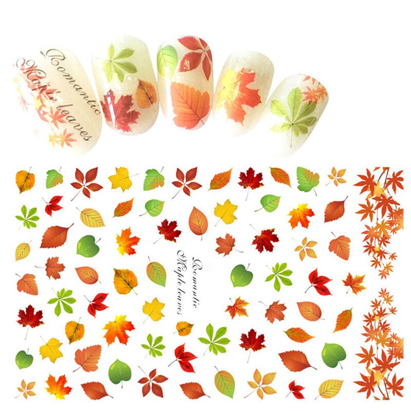 Herbst Thema Nail Art Decals Aufkleber von Etsy - RoseBudsDesignGoods