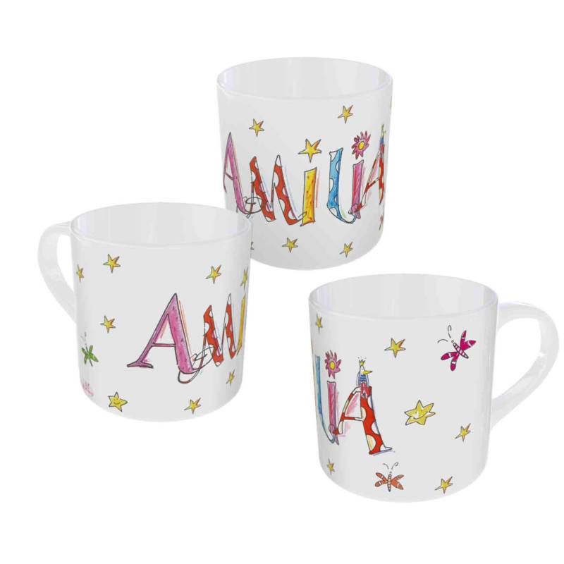 Kindertasse Mit Namen, Personalisiserte Kindertasse, Höhe 75mm, Personalisierte Geschenkidee Kinder, Rosirosinchen von Etsy - RosiRosinchen