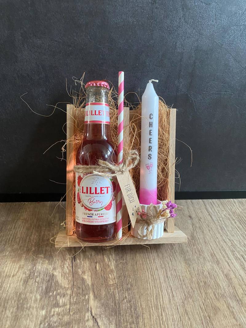 Geschenkset Wildberry Lillet/Geburtstagsgeschenk Geschenk Geburtstag von Etsy - RoxyPacktEin