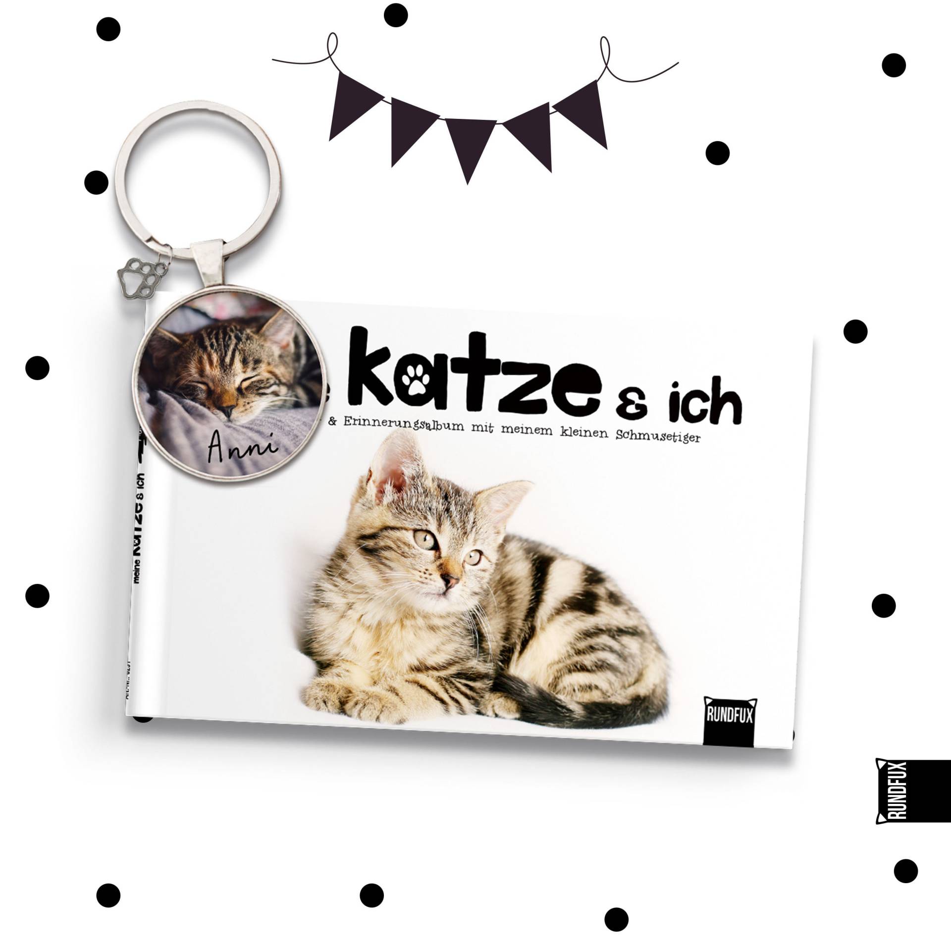 Geschenkbox Für Katzen - Personalisierter Anhänger Mit Katzenbild Und Geschenkbuch Weihnachten/Geburtstag Verschenken Katzenbesitzer von Etsy - Rundfux