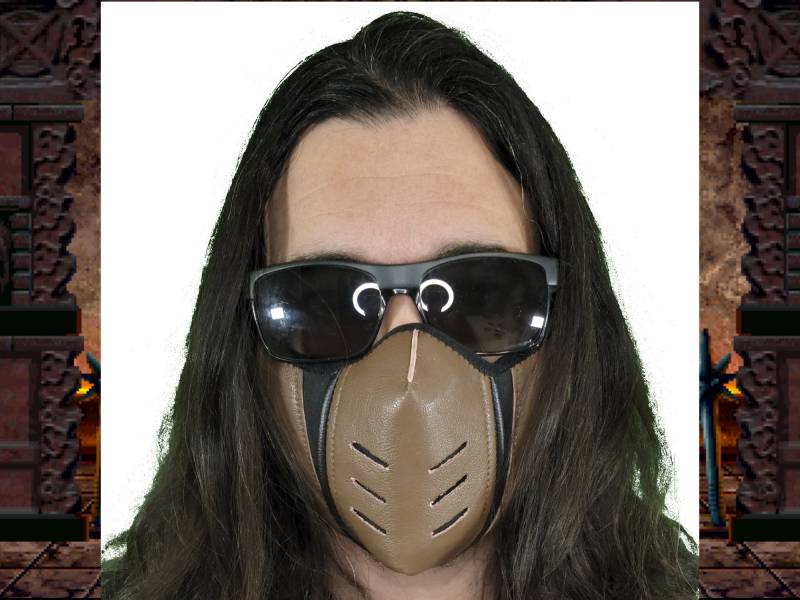 Mortal Kombat Vollgesicht Maske Braun Subzero Skorpion Rauch Noob Saibot Reptil Cosplay Ninja Kostüm Game Halloween Waschbar Usa von Etsy - RyanzTreasureTrove