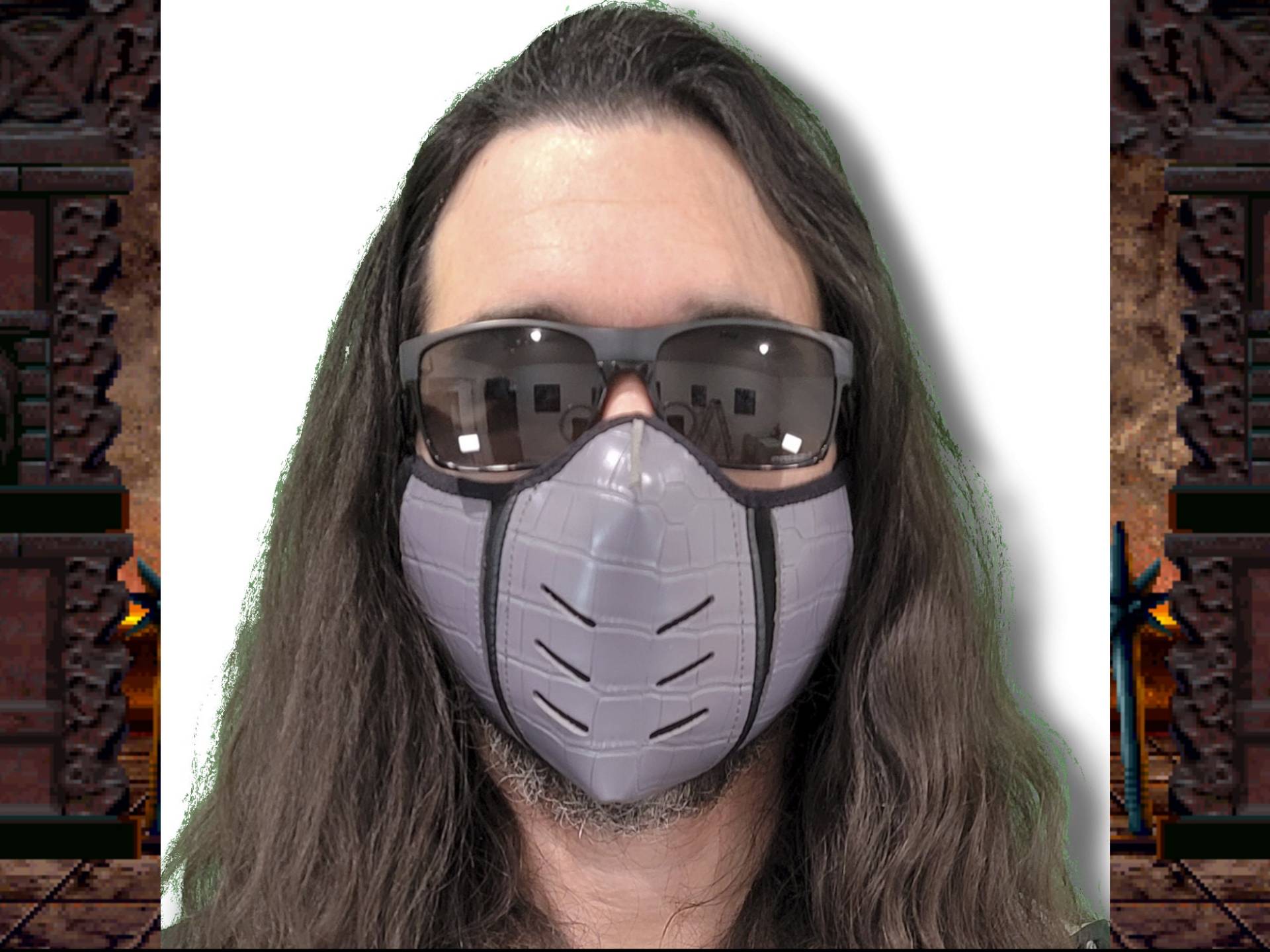 Mortal Kombat Vollgesicht Maske Grau Subzero Skorpion Rauch Noob Saibot Reptil Cosplay Ninja Kostüm Game Halloween Party Verstellbar Waschbar von Etsy - RyanzTreasureTrove