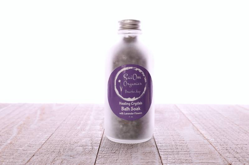 Heilkristalle Lavendel Epsom Bath Soak von Etsy - SaiOmOrganics