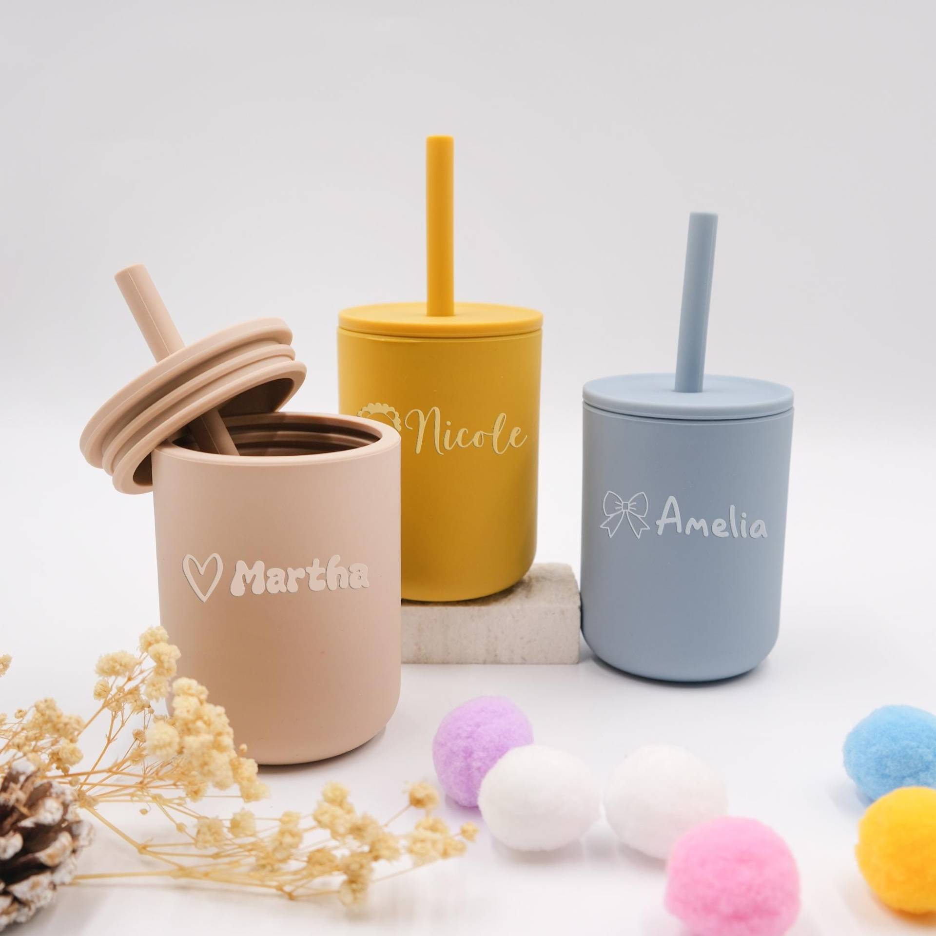 Personalisierte Schnabeltasse Mit Strohhalm, Trainingstasse Für Kleinkinder, Silikon-Babytasse, Individuelles Geschenk Zum 1 Personalisierte Schnabeltasse Mit Strohhalm, Trainingstasse Für Kleinkinder, Silikon-Babytasse, Individuelles Geschenk Zum 1 von Etsy - SainimuDesignsAU