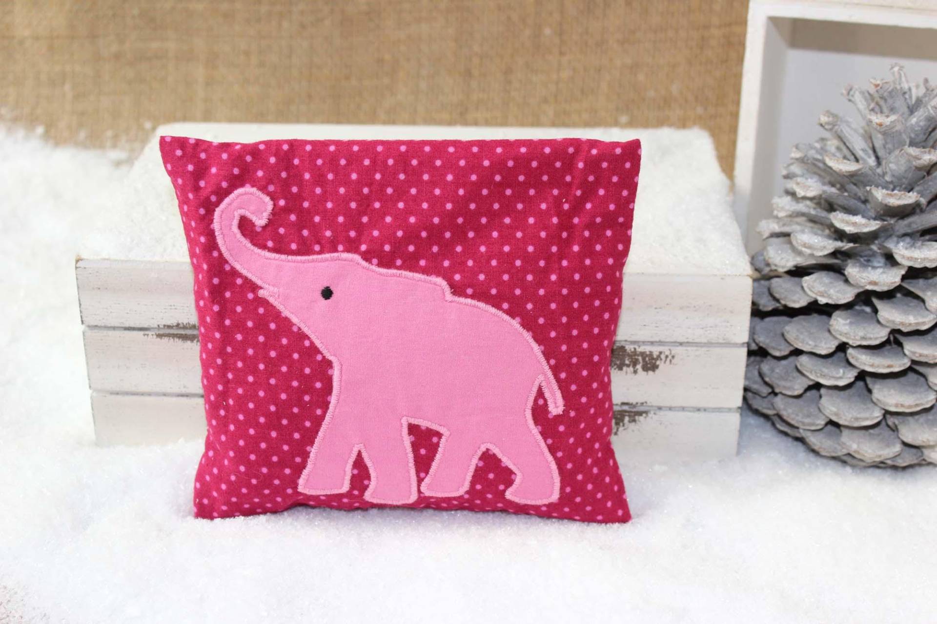 Dinkelkissen, Elefant, Pink, Klein, Für Babies Und Kinder, Körnerkissen, Wärmekissen, Handwärmer von Etsy - SamsitaDesign