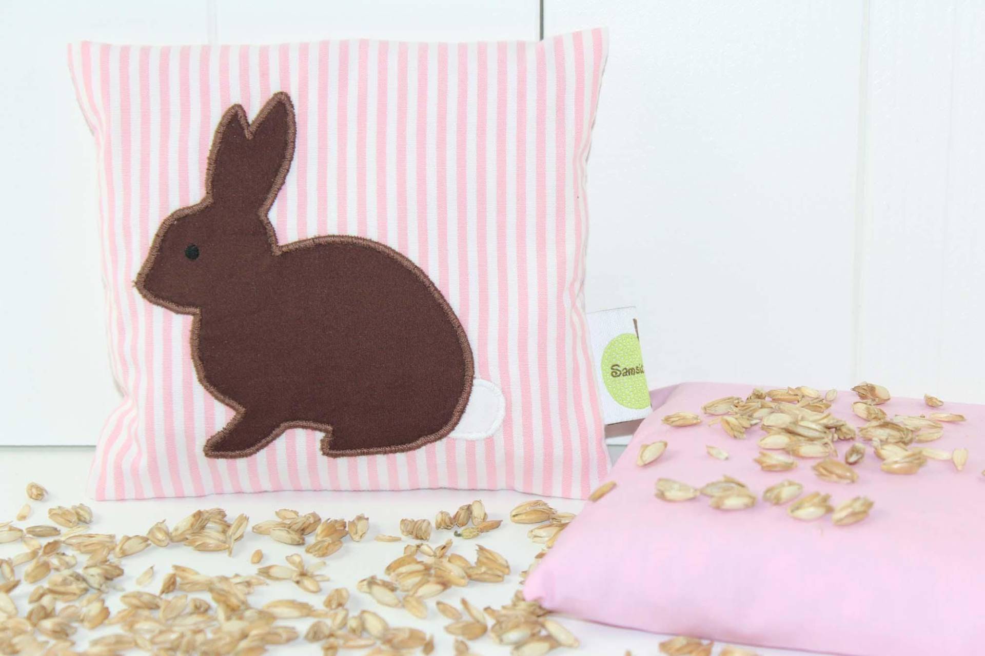 Dinkelkissen, Hase, Rosa, Klein, Für Babies Und Kinder, Körnerkissen, Wärmekissen, Handwärmer von Etsy - SamsitaDesign