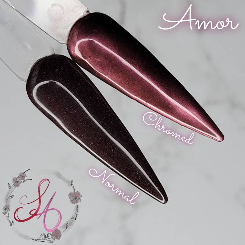 Amor Dark Burgundy Dip-Pulver von Etsy - SandADipPowders