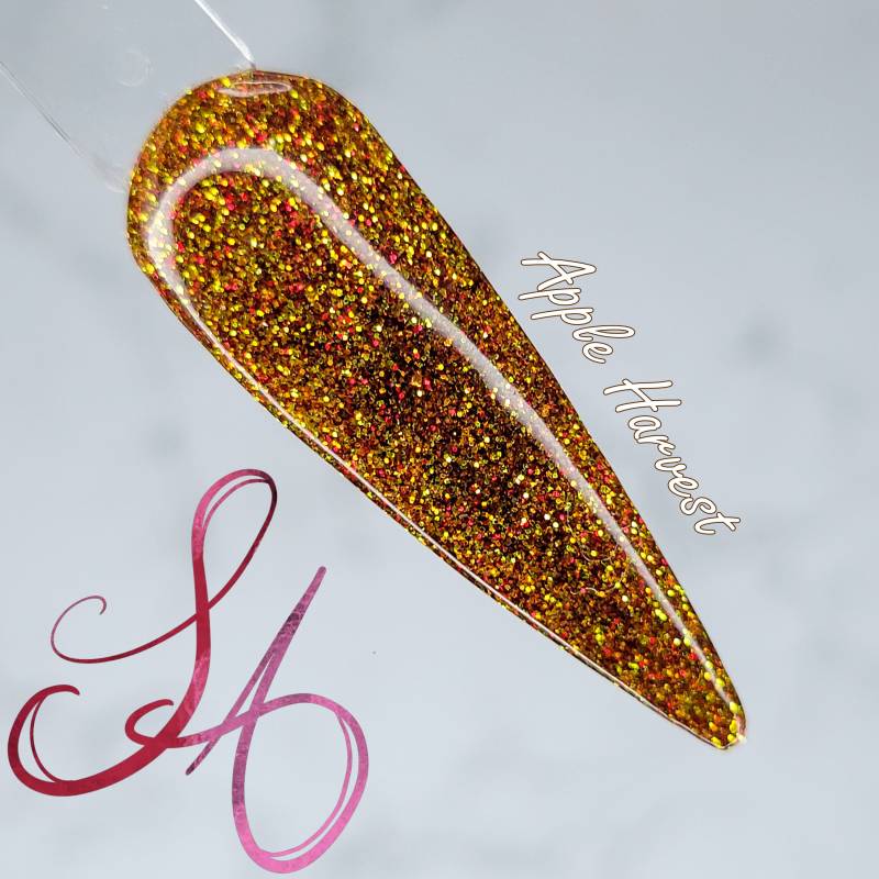 Apfel Ernte Dip Pulver Orange Grün Rot Glitzer Herbst von Etsy - SandADipPowders